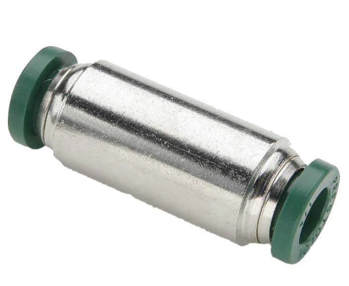 <ul><li>Ready-to-use compact one-piece fitting for use with most thermoplastic and soft metal tubing. This fitting is specially designed for low pressure circuits where fast assembly, disassembly and reassembly is important. No special tools are needed for assembly; just insert the tubing until it bottoms. Prestolok is designed to be used with no tube support. Radial claws on the stainless steel grab ring grip the tubing securely to provide retention. Swivels are featured on all male pipe threaded shapes for in stal la tion in tight places and for precise positioning. Prestolok should not be used for live swivel applications. The outside diameter of the tubing to be used with the fitting is marked on the release buttton. The removable release button can be color coded for ease of identification. Standard release buttton is green.</li></ul>|